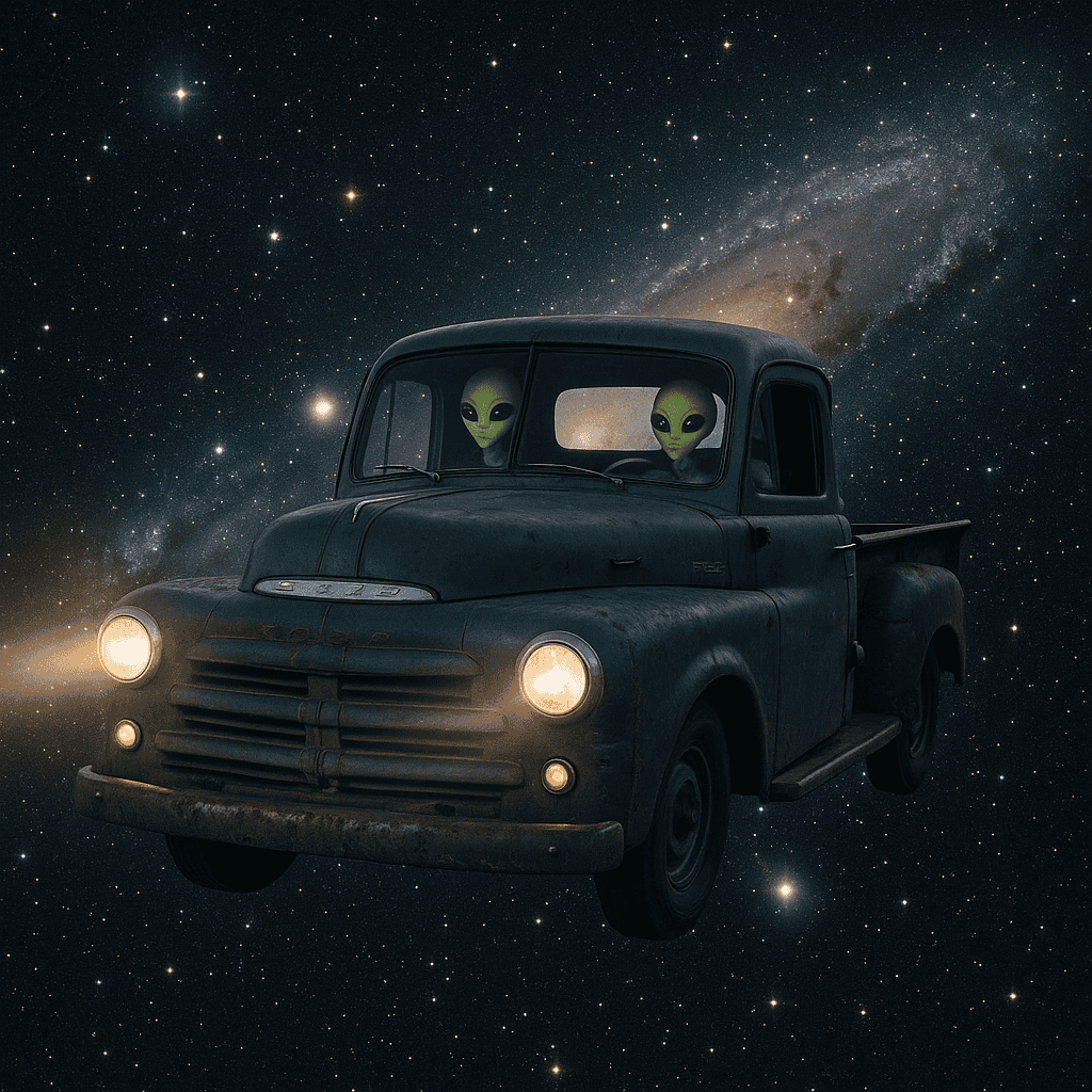NASA claims lights on Comet 3I Atlas are headlights. Actual quote, “Oh my God they’re driving a Dodge!”
